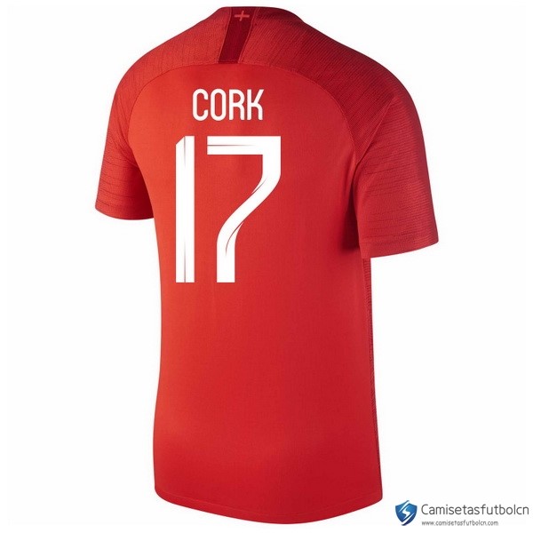 Camiseta Seleccion Inglaterra Segunda equipo Cork 2018 Rojo